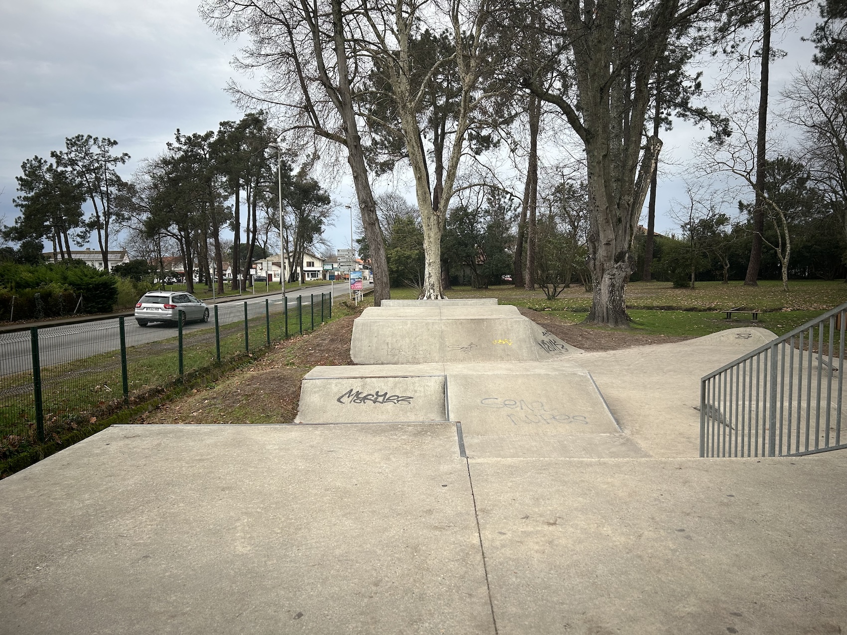 Parentis en Born skatepark